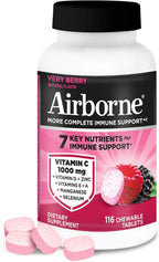 Airborne Vitamin C 1000mg + Zinc Immune Support - 232 Tablets - image 9