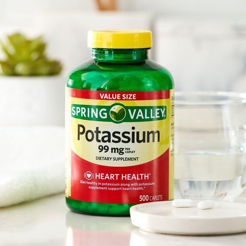 ikj Potassium Caplets Dietary Supplement 99 mg - 500 Count - image 4