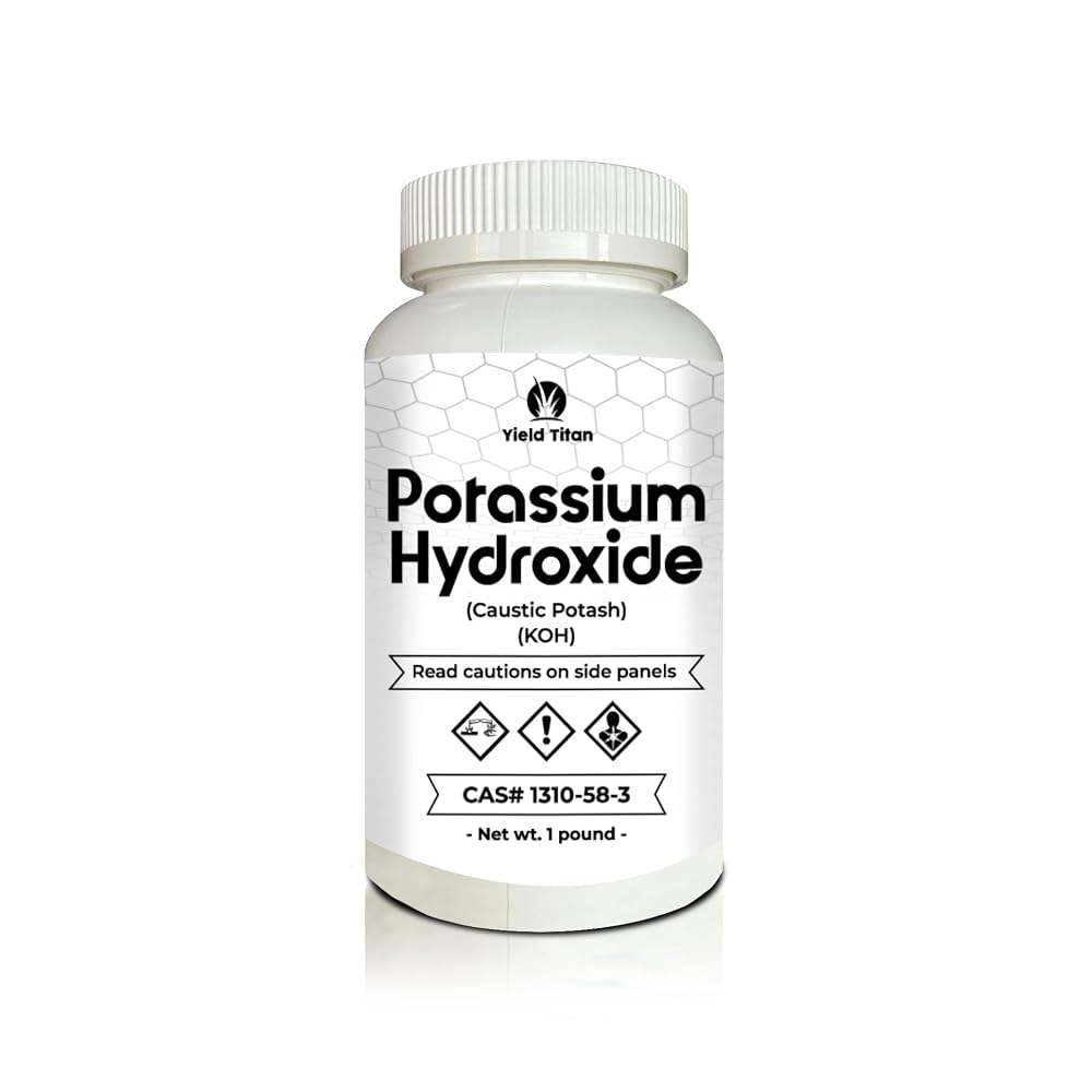 Yield Titan Potassium Hydroxide (Caustic Potash) Chemical - 1 Count