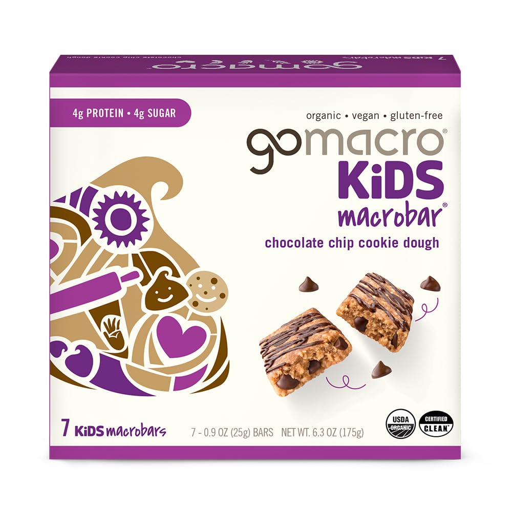 GoMacro Kids MacroBar Organic Vegan Snack Bars - 7 Count