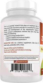 Best Naturals Zinc 30mg Immune Support - 120 Tablets - image 7