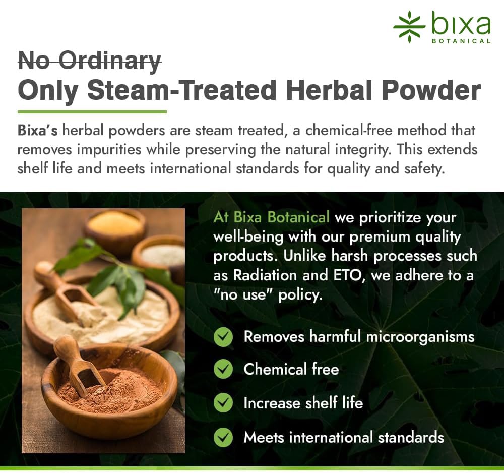 bixa BOTANICAL Tulsi Leaves Powder Holy Basil - 7 oz - image 4