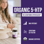 Triquetra Health Organic 5-HTP 200 mg Capsules - 60 Count - image 2