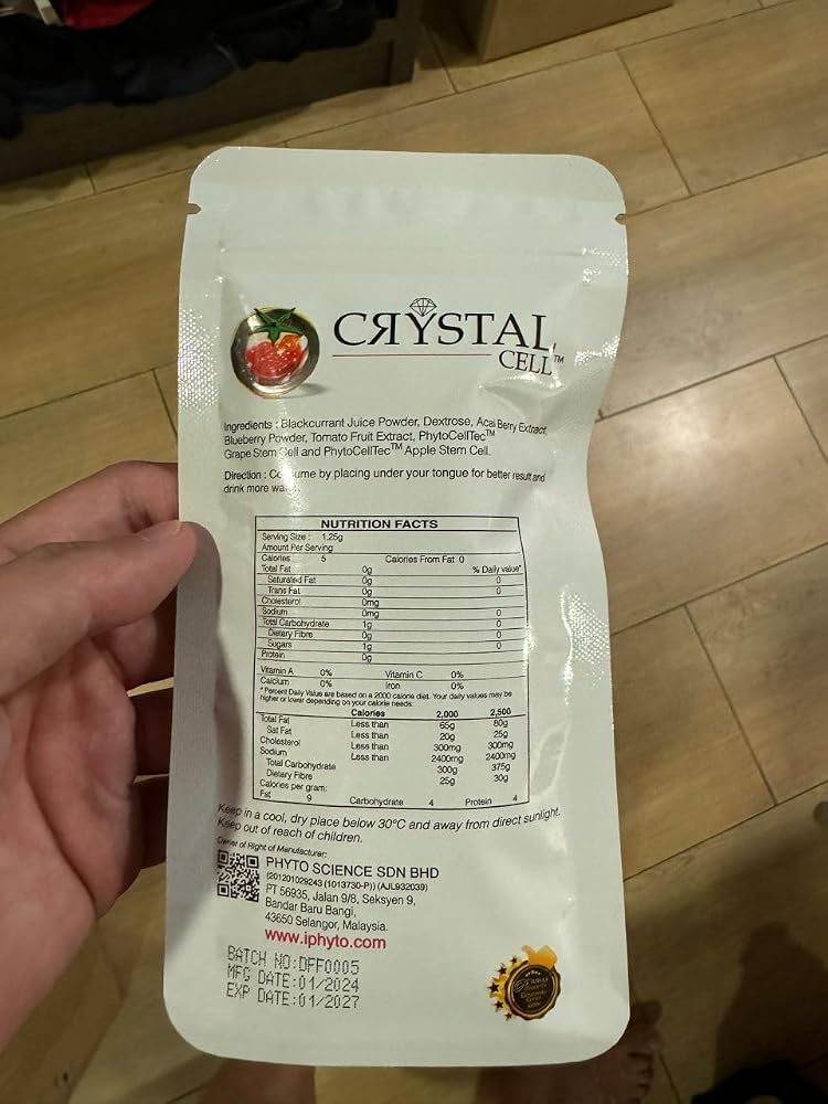 Crystal Cell Stem Cell Natural Anti-Aging Supplement - 14 Sachets - image 2