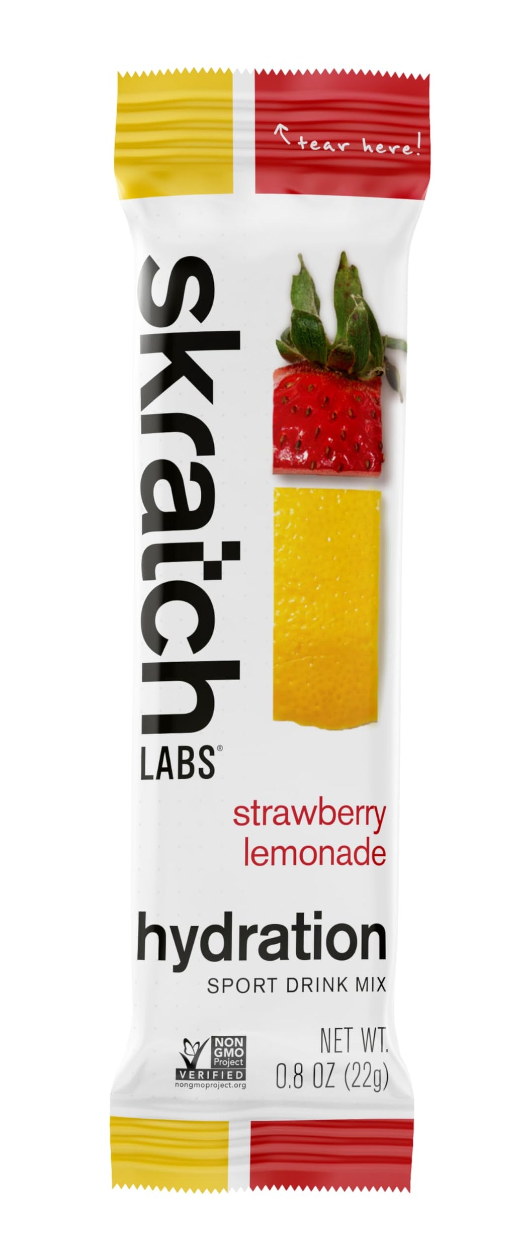 Skratch Labs Strawberry Lemonade Hydration Drink Mix - 0.8 oz