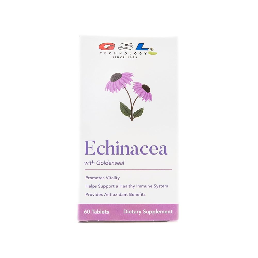 GSL Echinacea with Goldenseal Immune Support - 60 Tablets - image 7