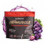 Klerpath GroMuscle Pre Workout Powder - 25 Stick Packs