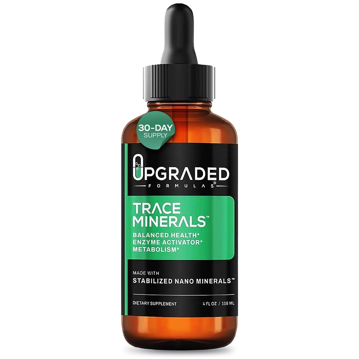 Upgraded Formulas Trace Minerals Liquid Nano Minerals - 4 Fl Oz