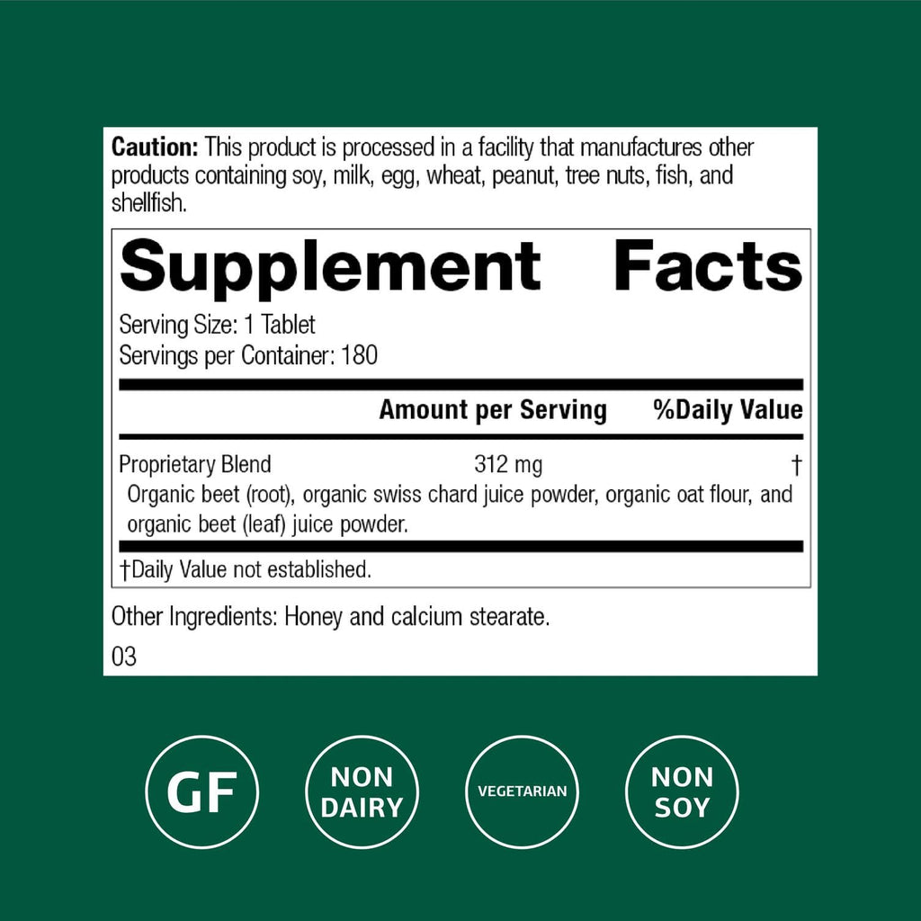 Standard Process Betafood Digestive & Intestinal Supplement - 180 Tablets - image 2