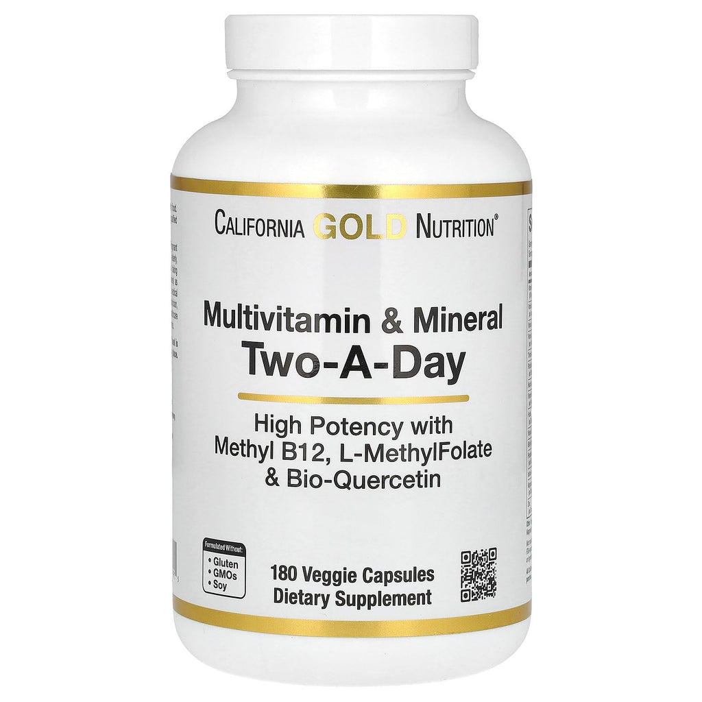 California Gold Nutrition Multivitamin and Mineral Two-A-Day