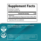 OLIBELA Magnesium Glycinate 1,420mg - 180 Vegetarian Capsules - image 6