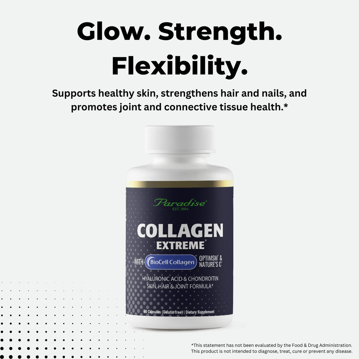 Paradise Herbs Collagen Extreme with BioCell - 60 Capsules - image 2