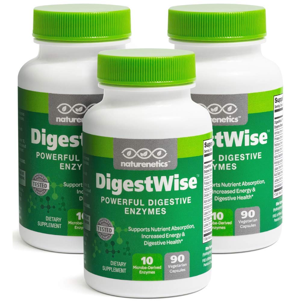 Naturenetics Digestive Enzymes - 1 Before Each Meal See How Good You