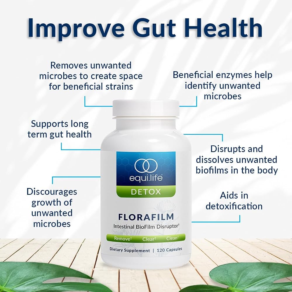 Equilife FloraFilm Enzyme Blend for Gut Health - 120 Capsules - image 4
