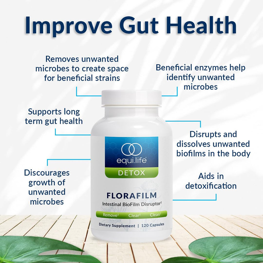Equilife FloraFilm Enzyme Blend for Gut Health - 120 Capsules - image 4