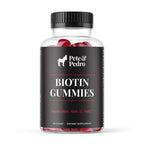 Pete & Pedro Biotin Gummies for Hair, Skin, Nails - 60 Count