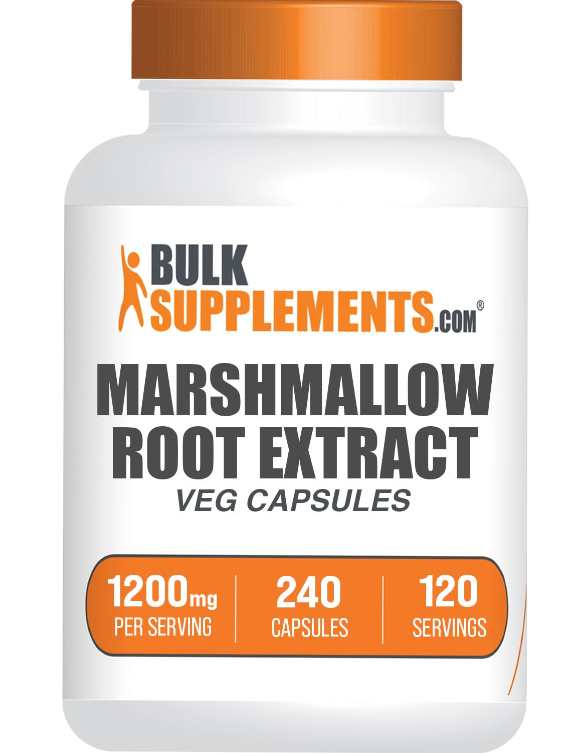 BulkSupplements Marshmallow Root Extract Capsules - 240 Count