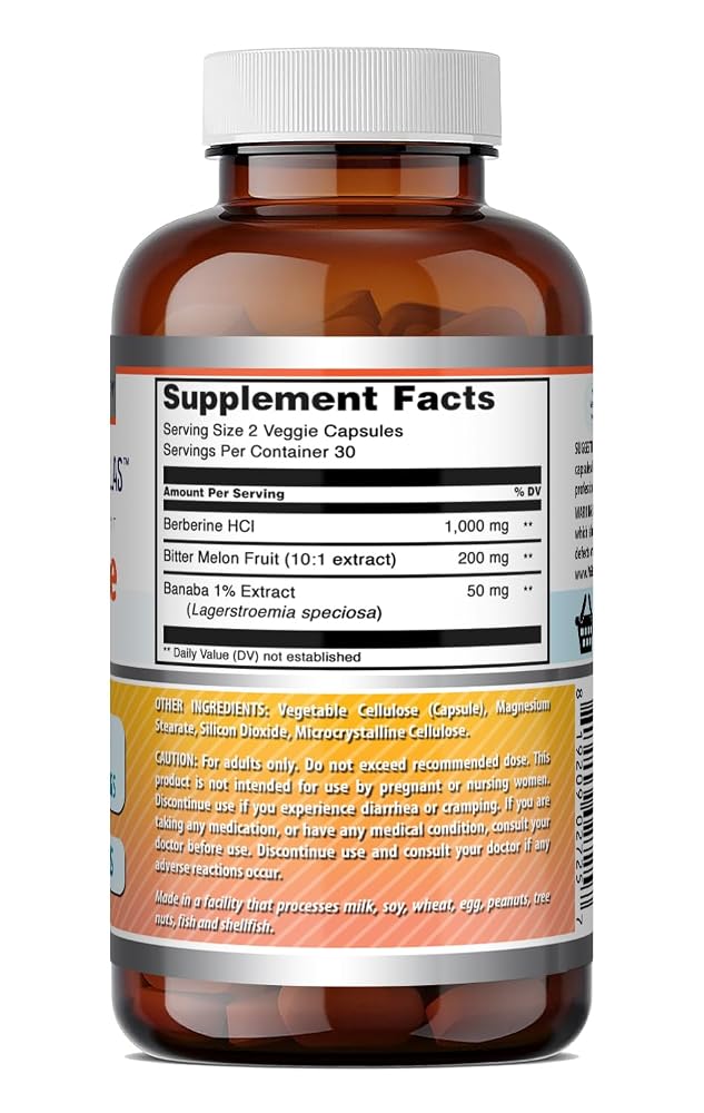 Amazing Nutrition Berberine with Bitter Melon & Banaba Extract - image 6