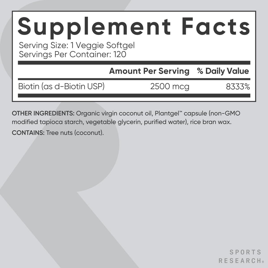 Sports Research® Biotin