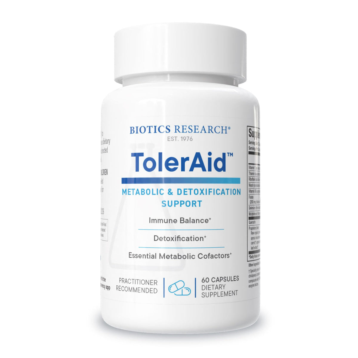 BIOTICS RESEARCH TolerAid Quercetin Vitamin E - 60 Capsules