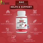 N'More Pure NAC 600mg - 60 Vegetarian Capsules - image 3