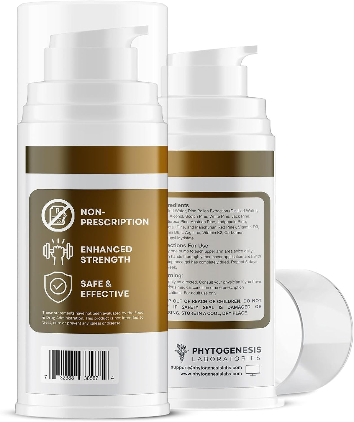 Androgenesis Enhanced Men's Wellness Gel - 4 Fl Oz - image 3