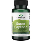 Swanson Super Cayenne with Ginger and Hawthorn Berry - 100 Vegetarian Capsules
