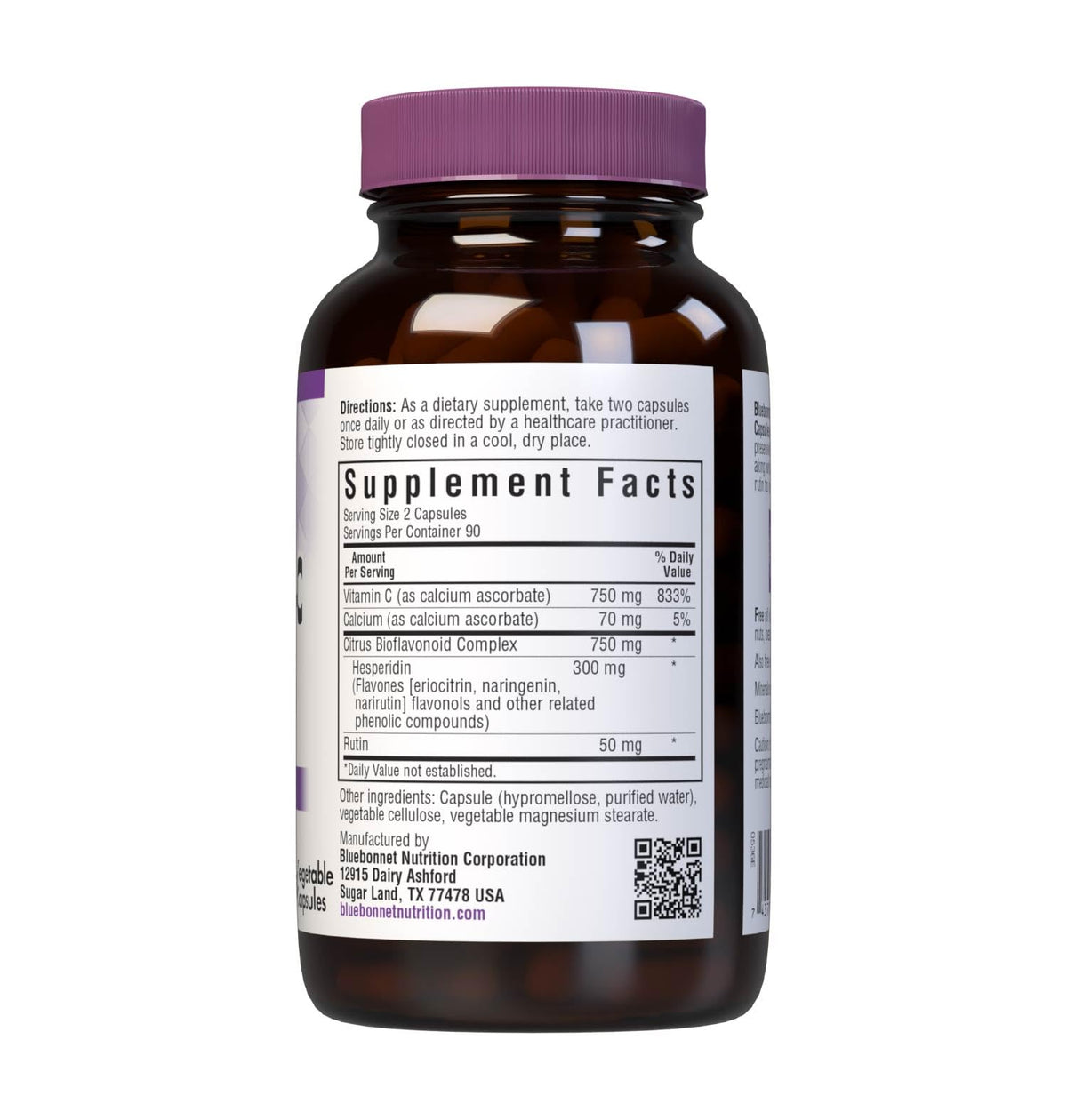 BlueBonnet Mega Bio-C Formula Vegetable Capsules - 180 Count - image 7