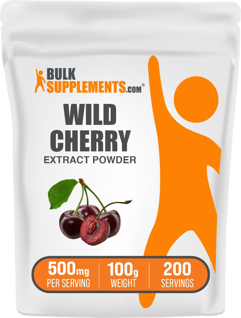 BulkSupplements Wild Cherry Extract Powder - 100g
