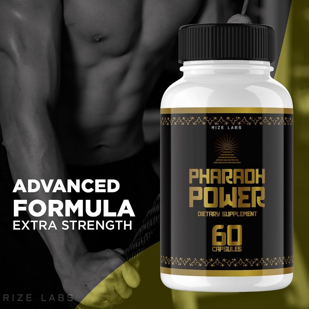 rize labs Pharaoh Power Supplement - 300 Capsules - image 4