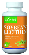 Na'trition Soybean Lecithin 1200mg - 200 Softgels