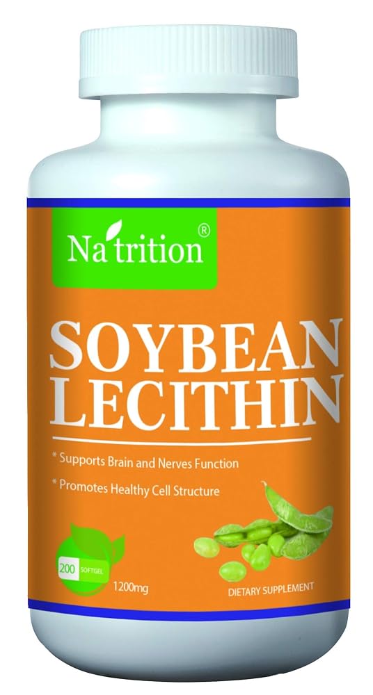 Na'trition Soybean Lecithin 1200mg - 200 Softgels