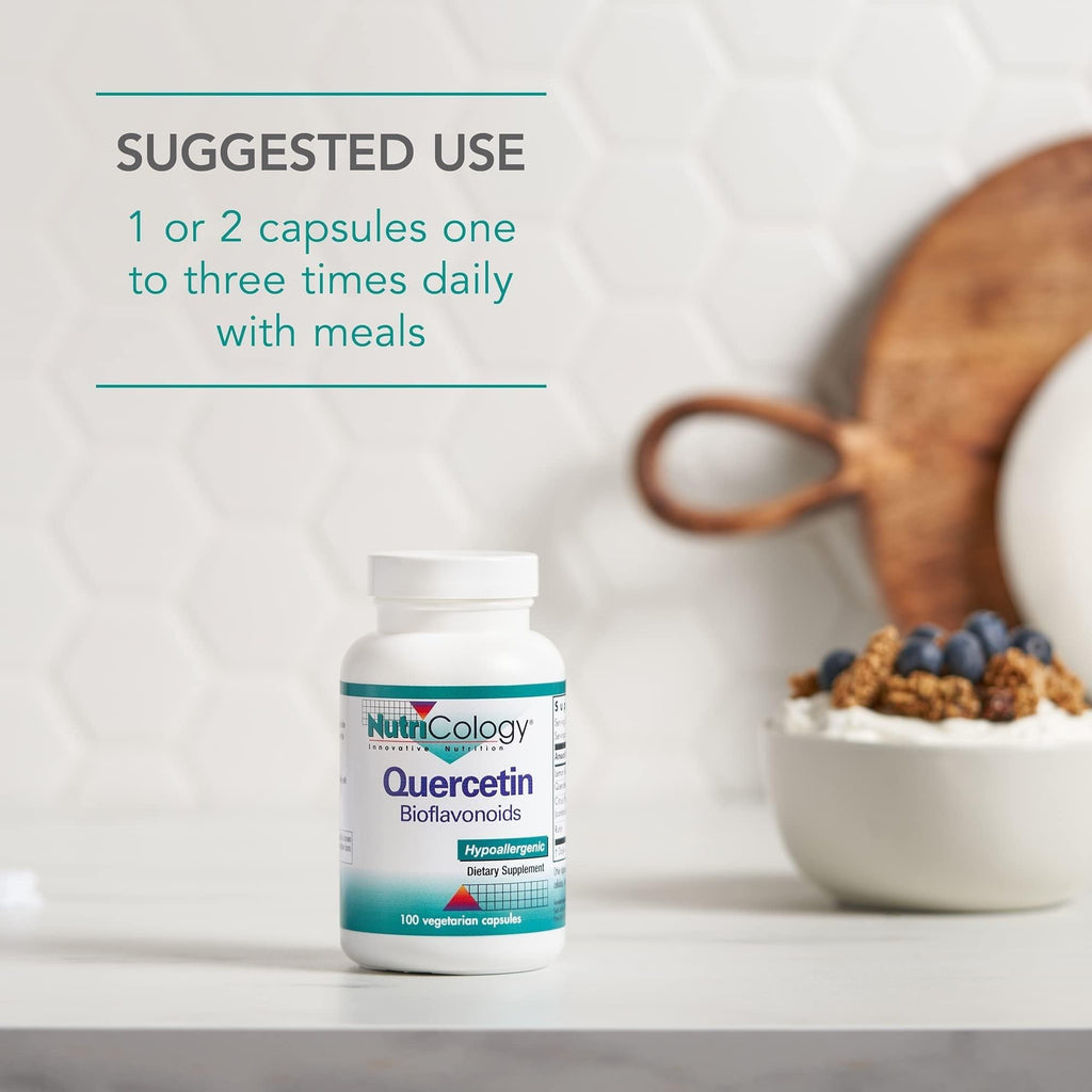 Allergy Research Group Quercetin Bioflavonoids - 100 Capsules - image 7