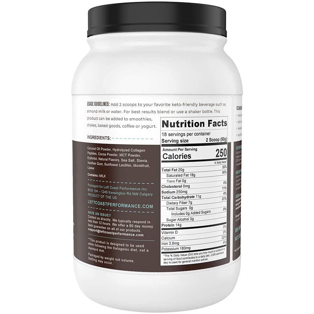 Left Coast Performance Keto Meal Replacement Shakes