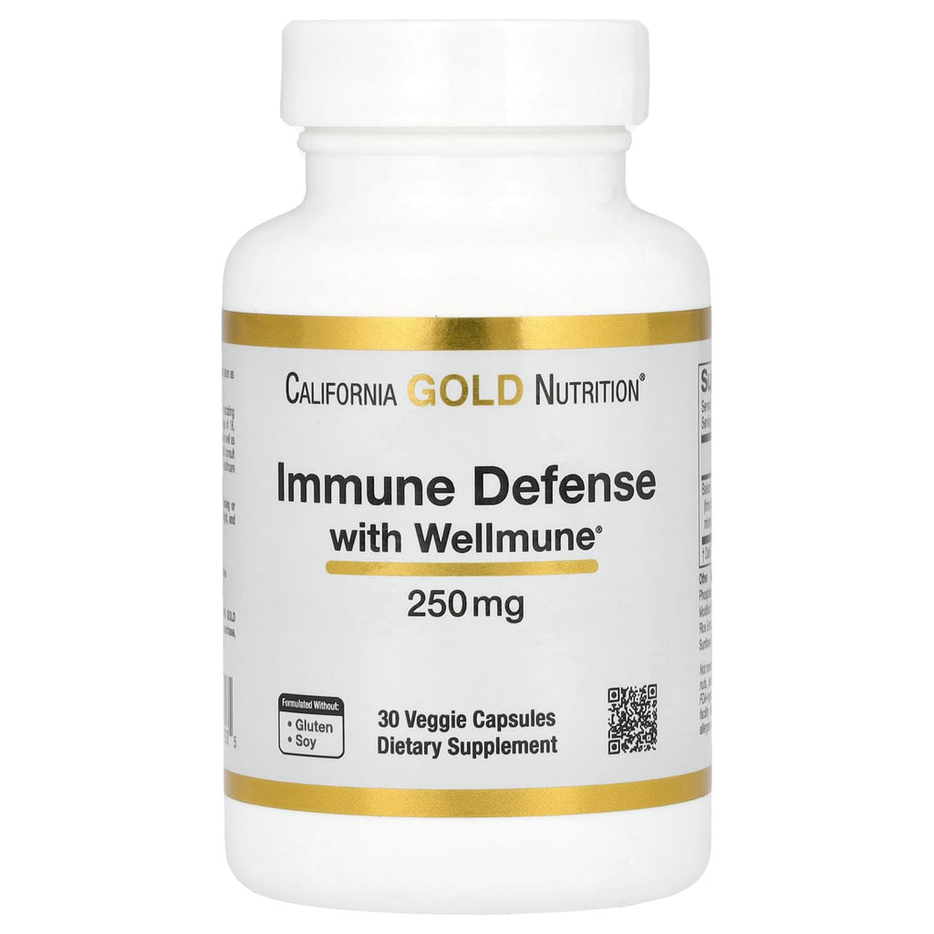 California Gold Nutrition Immune Defense Beta-Glucan 250 mg