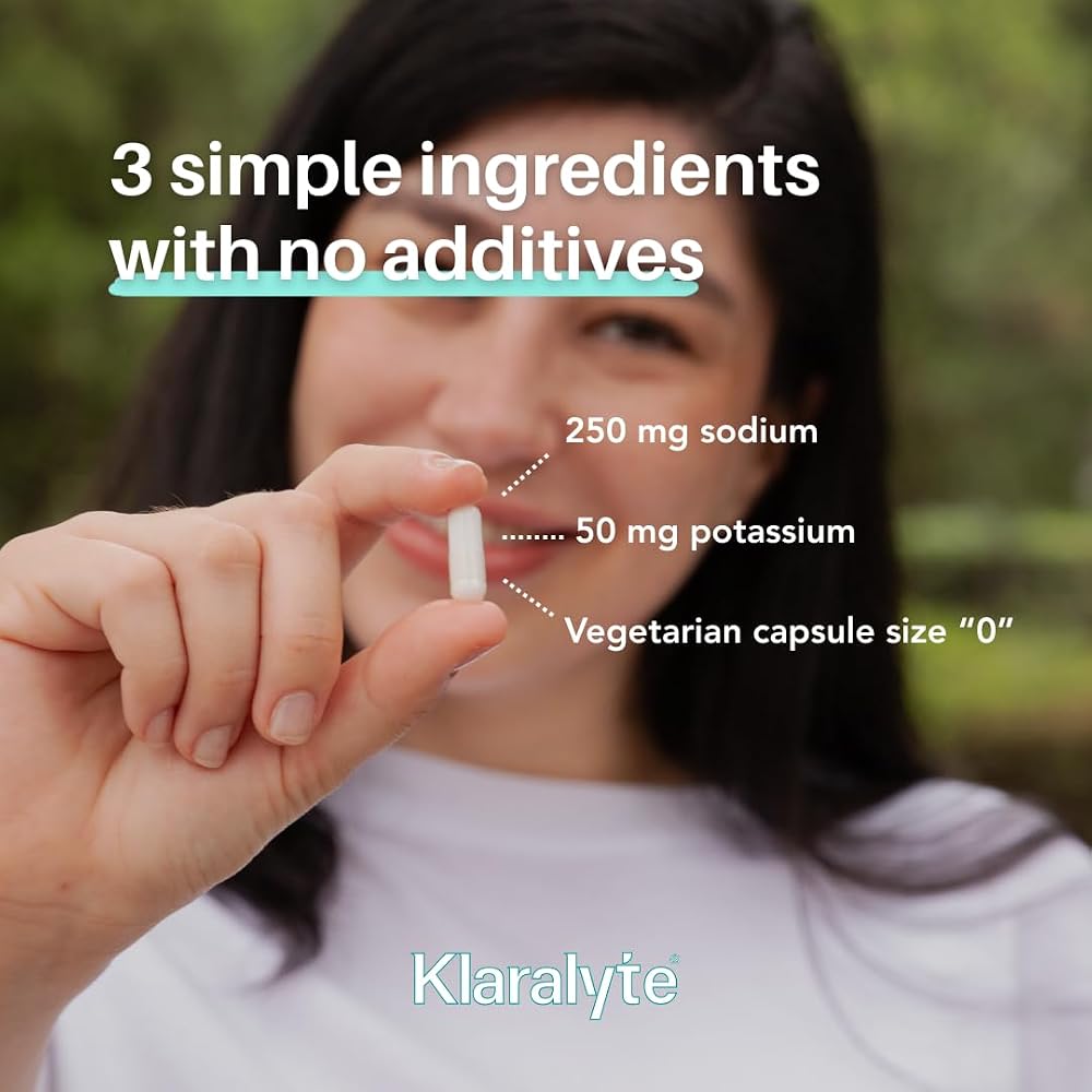 Klaralyte Buffered Electrolyte Salt Capsules - 300 Vegetarian Capsules - image 3