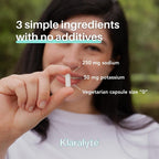 Klaralyte Buffered Electrolyte Salt Capsules - 300 Vegetarian Capsules - image 3