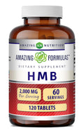 Amazing Nutrition HMB Beta-Hydroxy Beta-Methylbutyrate 2000 mg - 120 Tablets