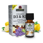 Nature's Answer Vitamin D3 and K2 Liquid Drops - 0.5 Fl Oz