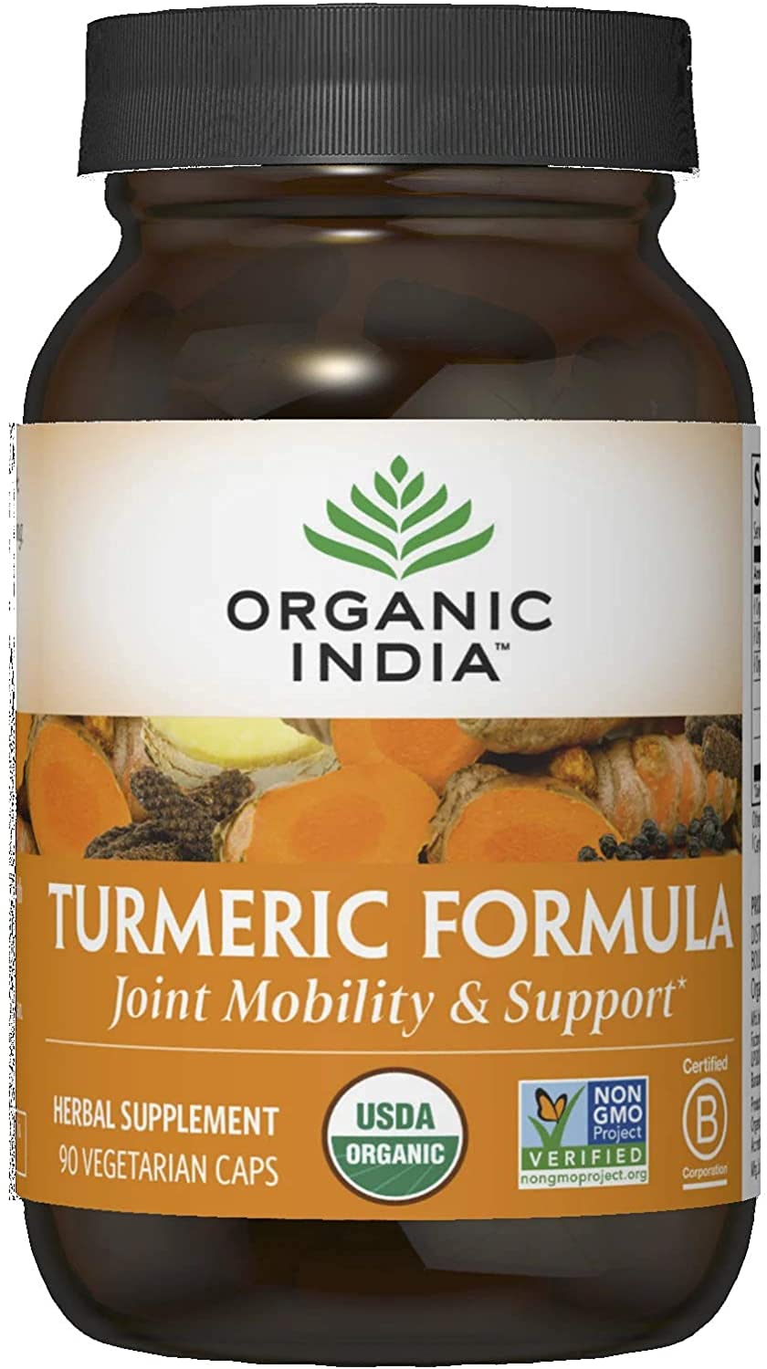 Organic India Turmeric Curcumin Joint Mobility Support - 90 Capsules