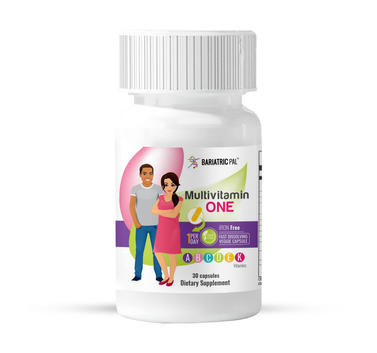 BariatricPal Gastric Bypass Complete Vitamin Pack Iron Free - 120 Capsules - image 2