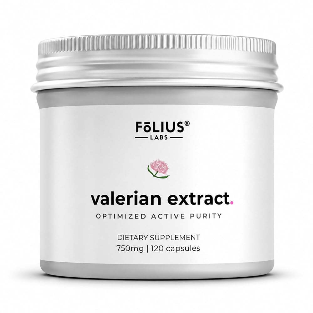 FOLIUS LABS Valerian Root 4:1 Extract Capsules 750mg