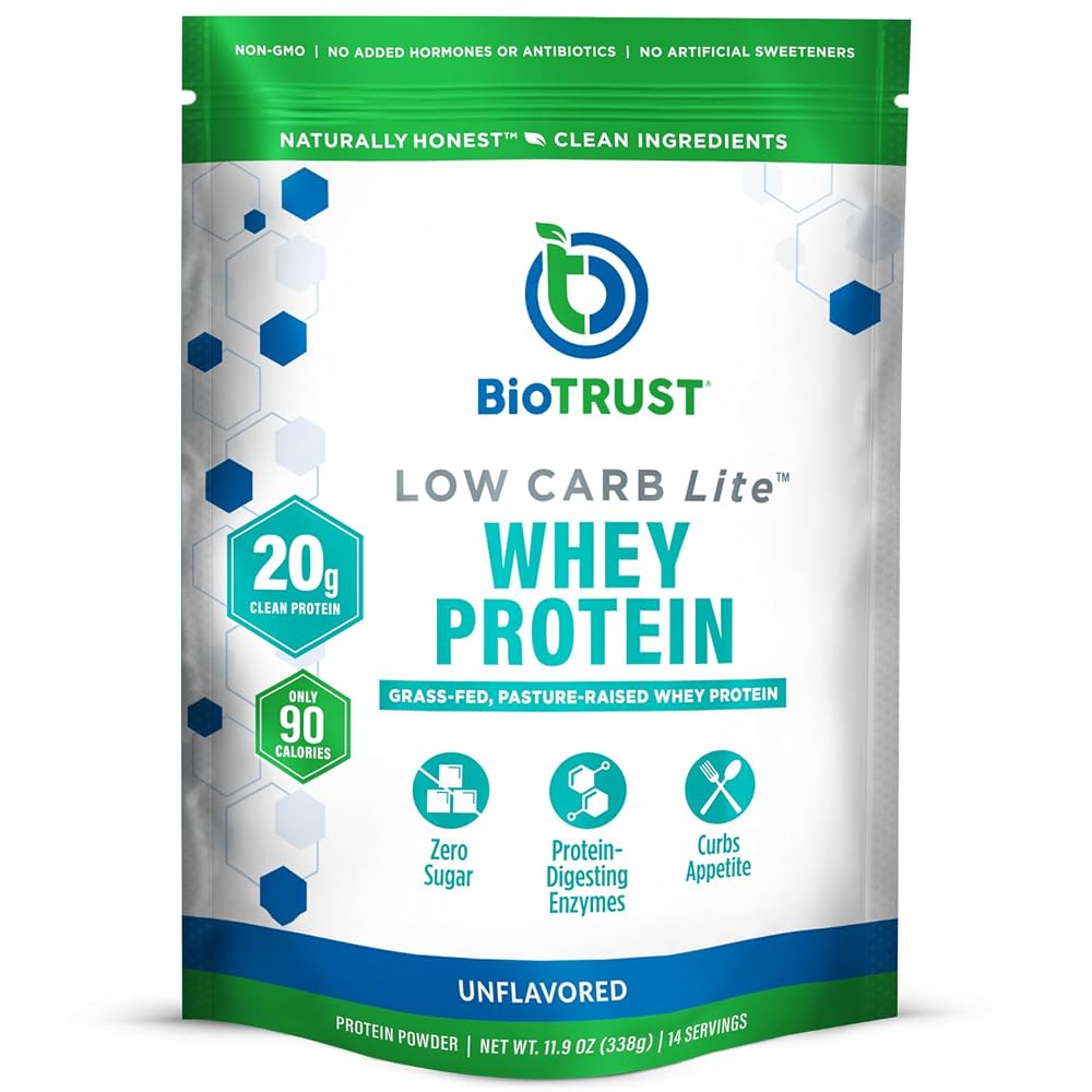 BioTrust Low Carb Lite Whey Protein Isolate Powder - 14 Servings