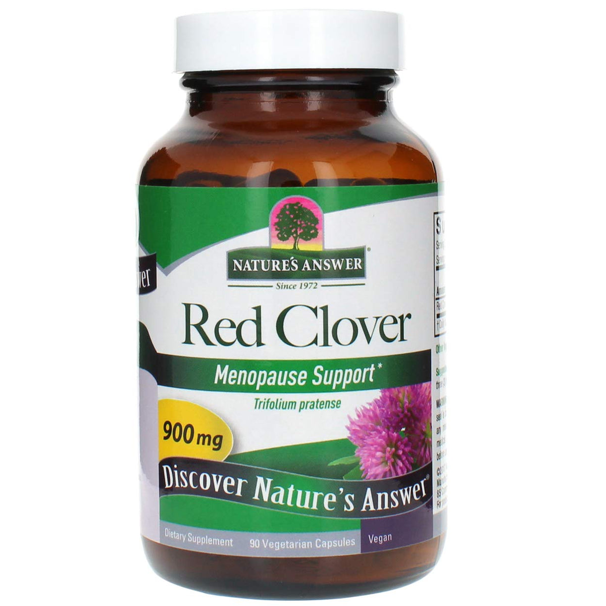 Nature's Answer Red Clover Full Spectrum Herb - 90 Vegetarian Capsules - image 3