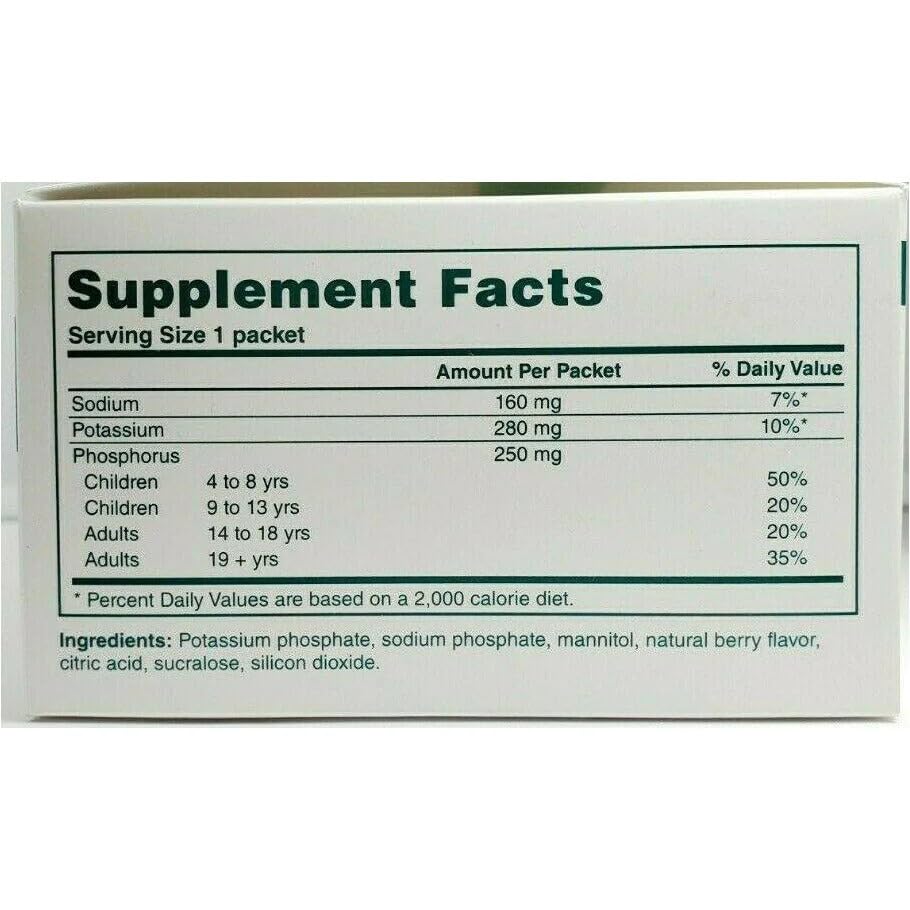 Phos-NaK Electrolyte Replacement Powder - 100 Packets - image 2