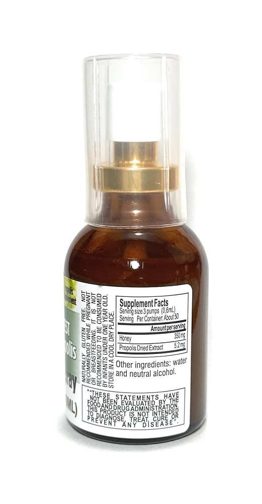 Brazilian Novomel Green Bee Propolis and Rain Forest Honey Oral Spray - 2 Pack - image 2