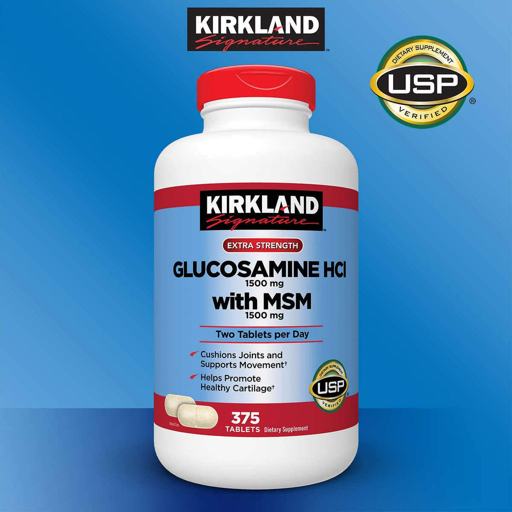 Kirkland Signature Glucosamine with MSM - 375 Tablets - image 2