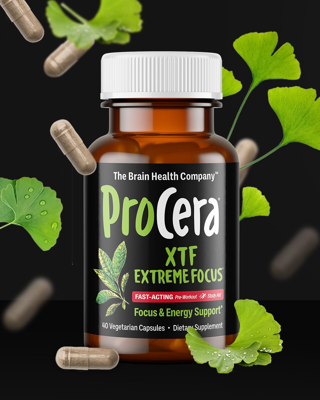 Procera XTF Brain Supplement for Focus & Memory - 40 Capsules - image 3