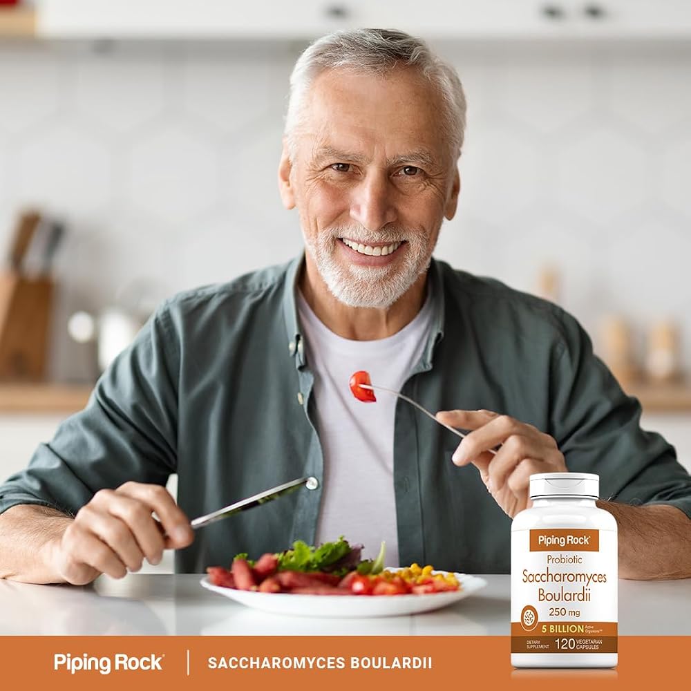 Piping Rock Saccharomyces Boulardii Probiotic 5 Billion CFU - 120 Capsules - image 6