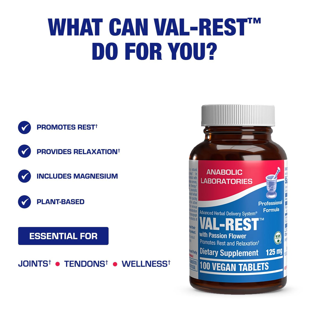 Anabolic Laboratories Valerian Root Sleep Support - 100 Tablets - image 5